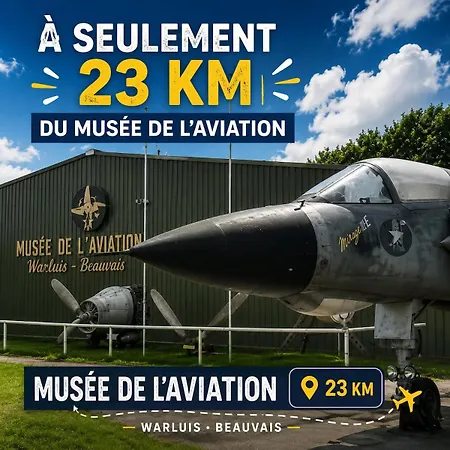Maison A Colombages 2 - Situe A 15 Min De L'aeroport Paris-beauvais * Haudivillers