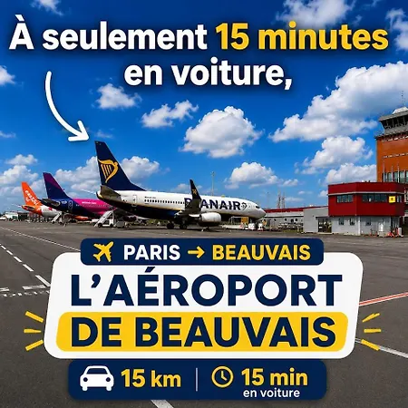 Maison A Colombages 2 - Situe A 15 Min De L'aeroport Paris-beauvais